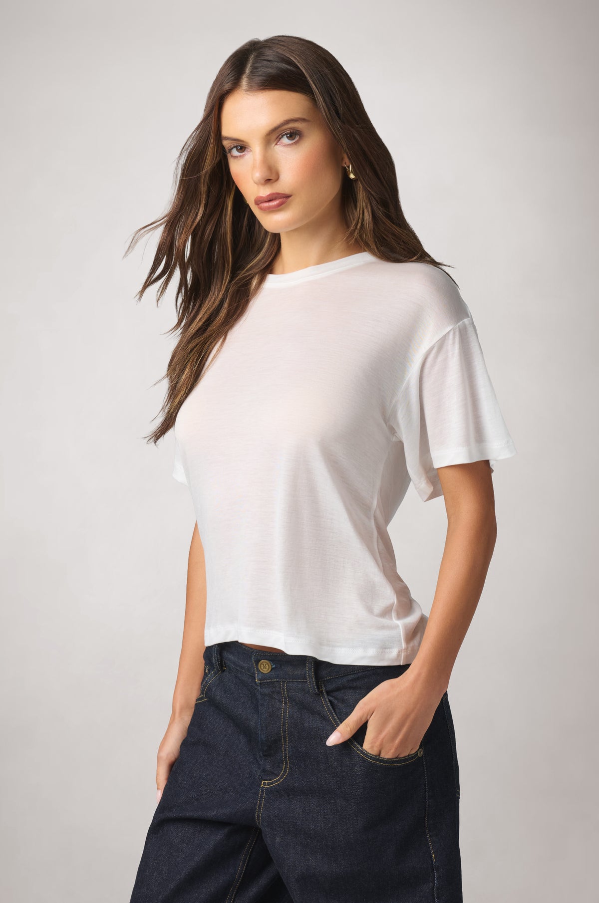 INTIME OPEN BACK T-SHIRT