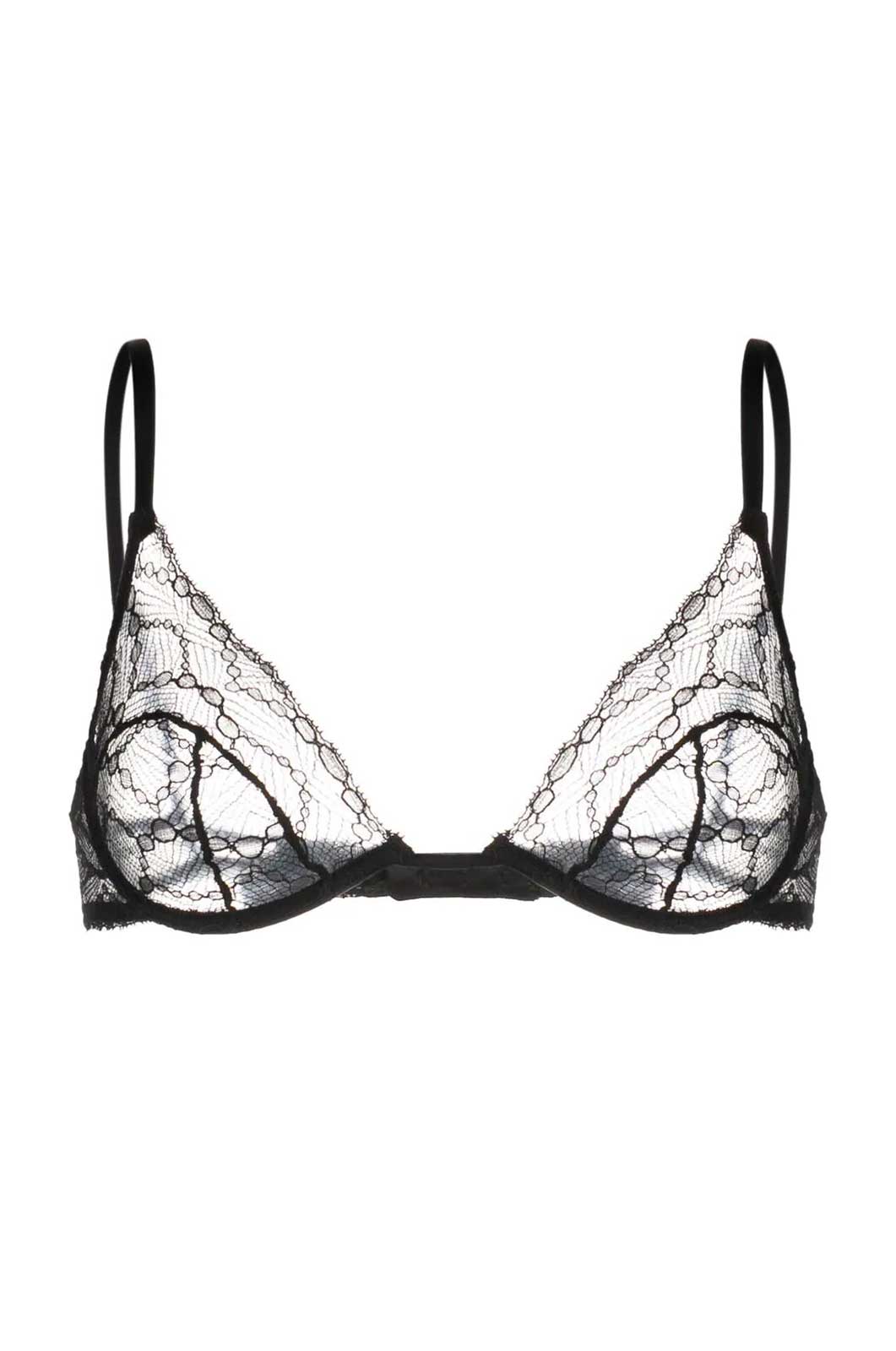 French Lace Mon Cheri Demi style bra front view