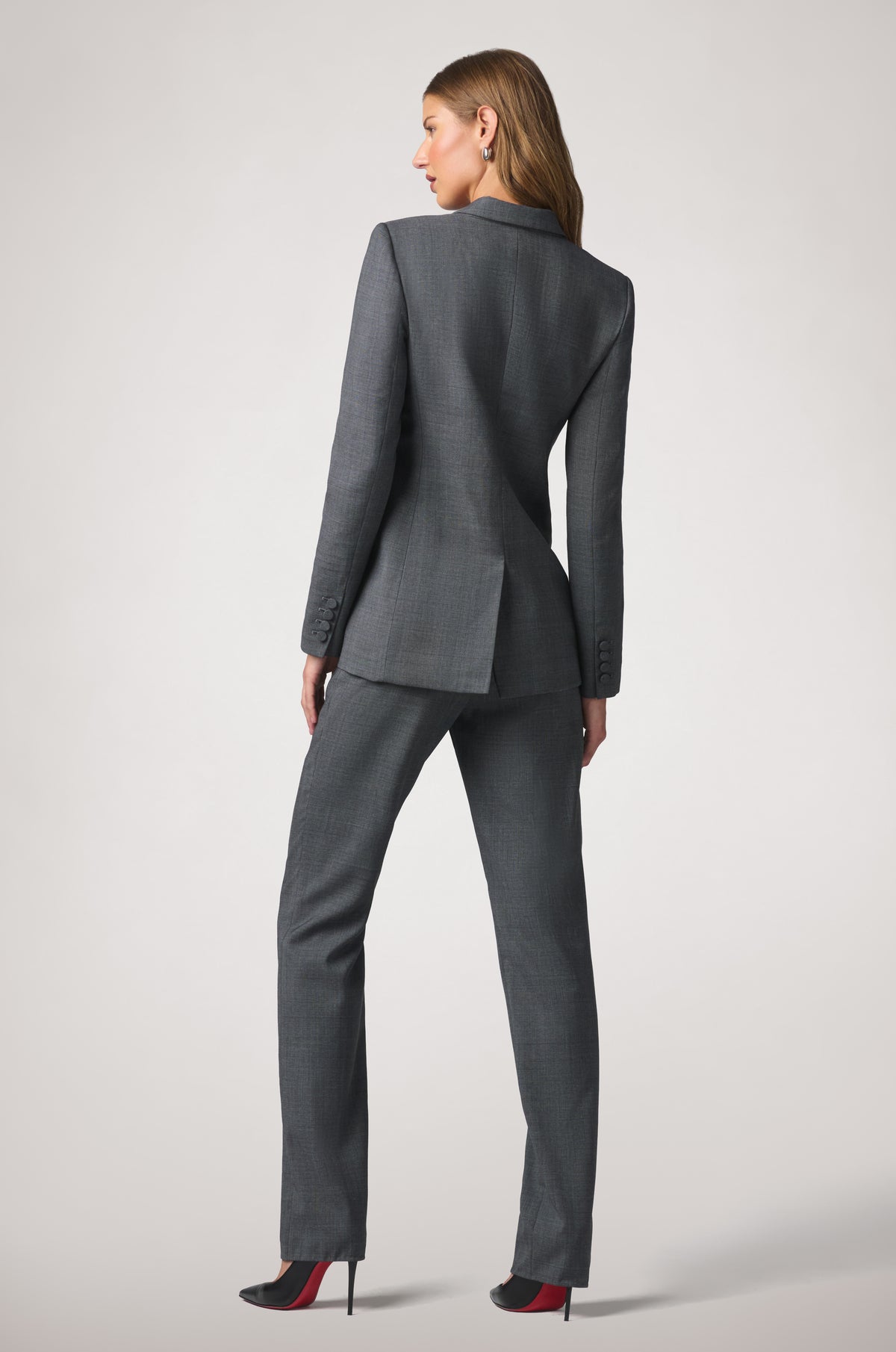 Kiki de Montparnasse, Prince of Wales double-breasted blazer, back.