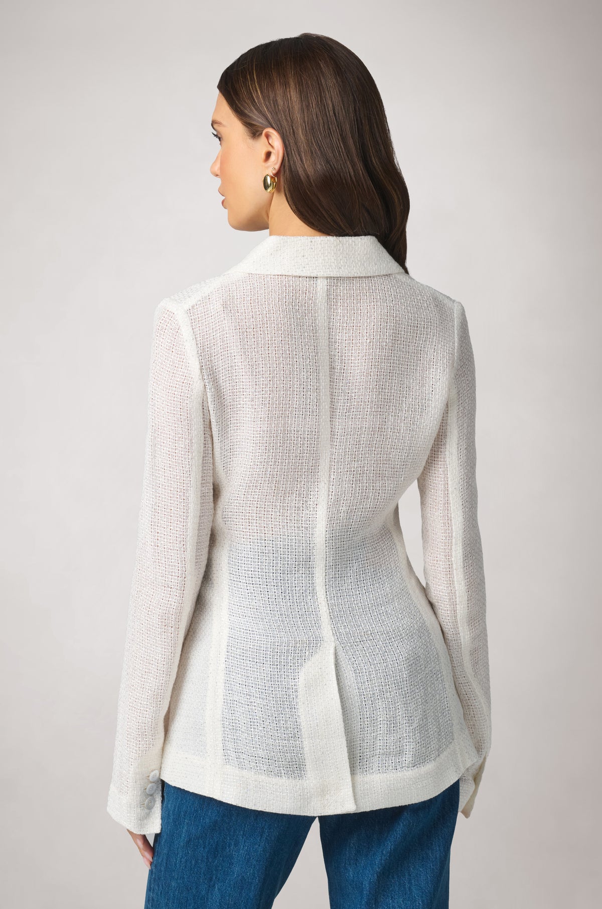 SPARKLE TWEED BLAZER