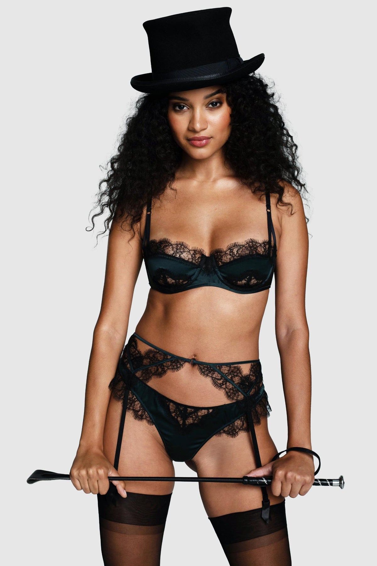 Black Lace Lingerie Set