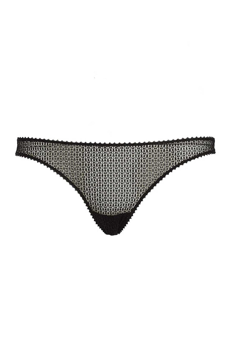 Realyc Hiding Gaff Thong Daily Wear Solid Color Chic Body Shaping Crochet  Hiding Gaff Thong