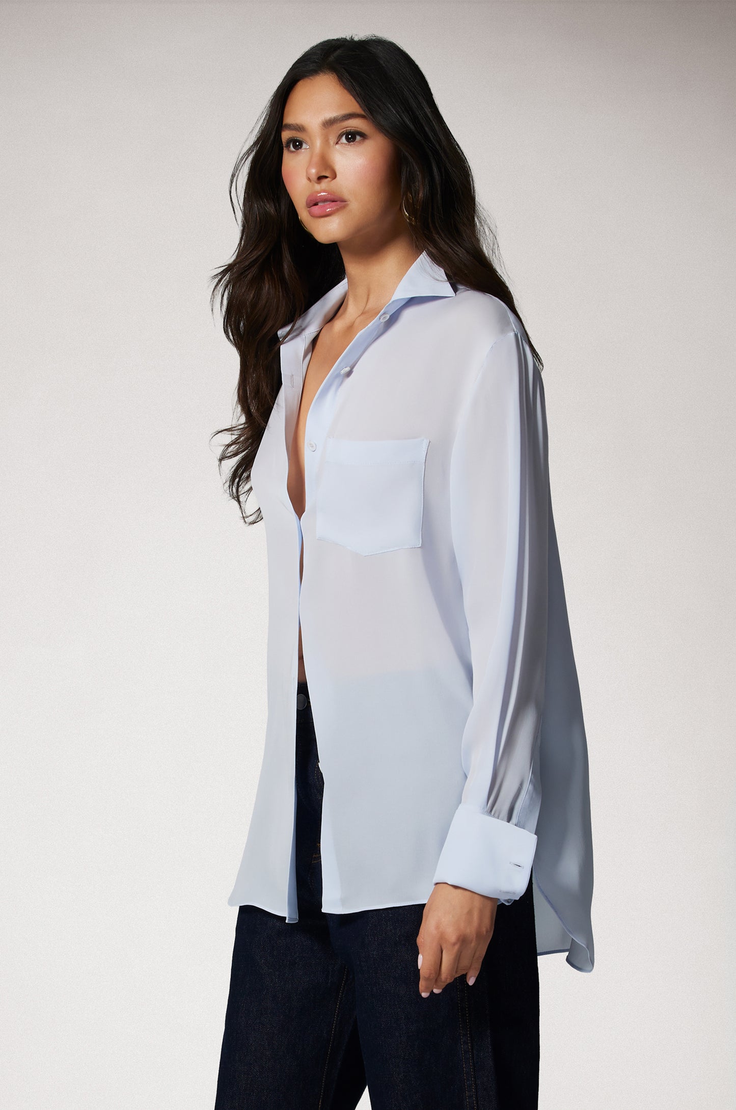 GEORGETTE GIRLFRIEND SHIRT