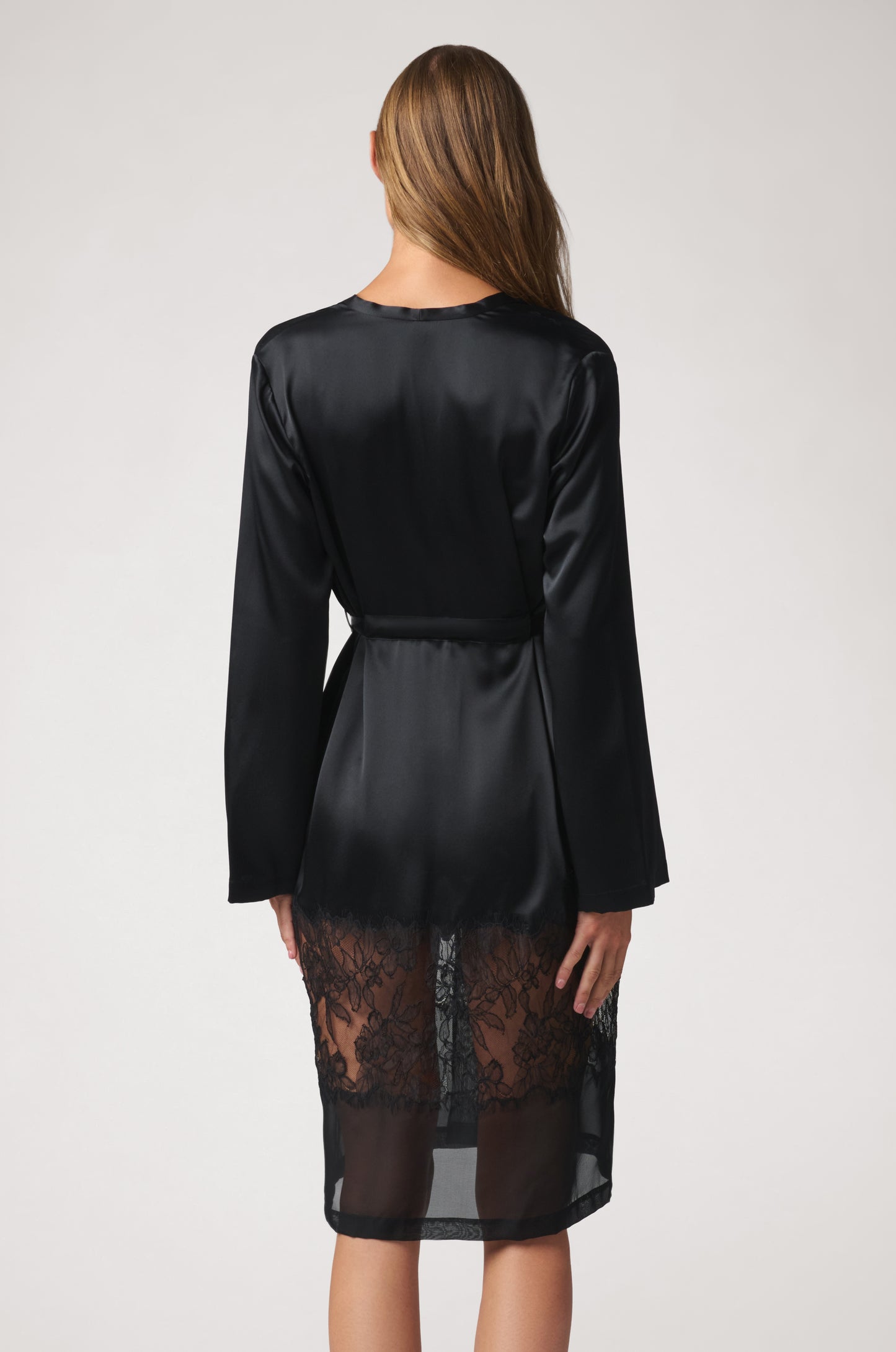 IRIS LACE MIDI ROBE
