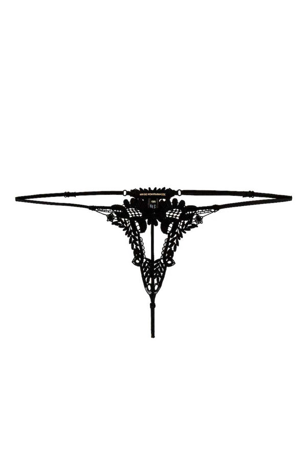 Lace Ouvert Thong