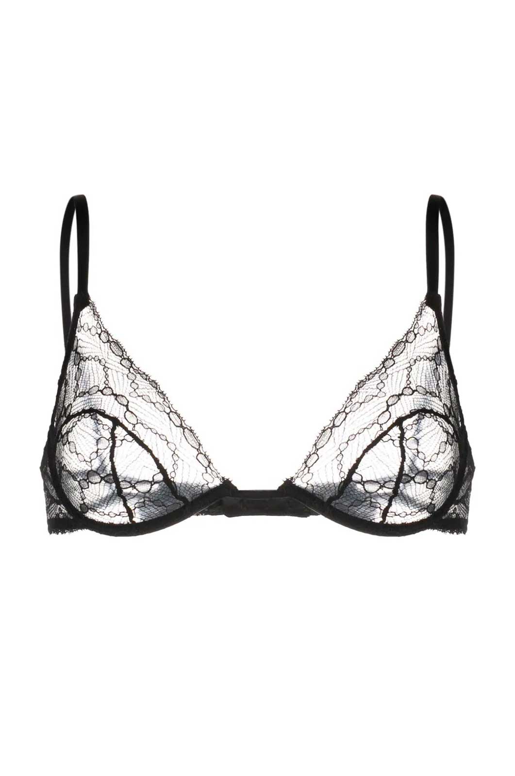 French Lace Mon Cheri Demi style bra front view 