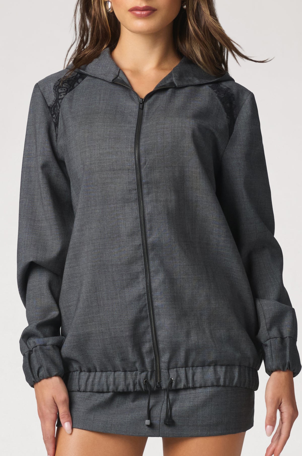 PRINCE OF WALES HOODED JACKET