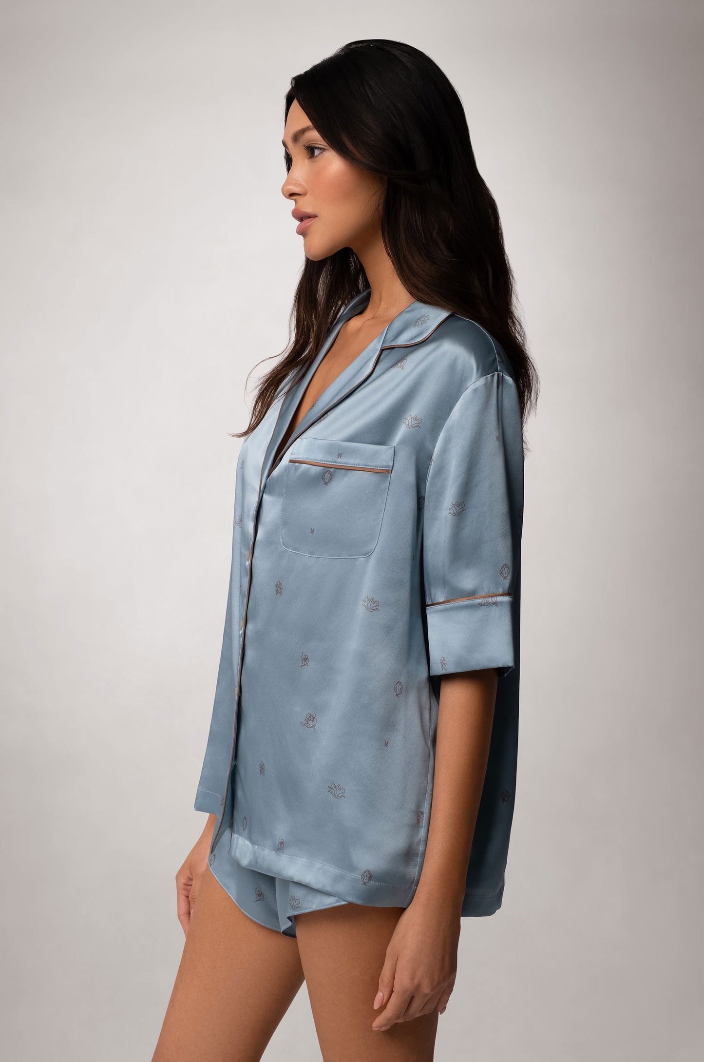 SILK LOUNGE LES PARTENAIRES TAP SHORT