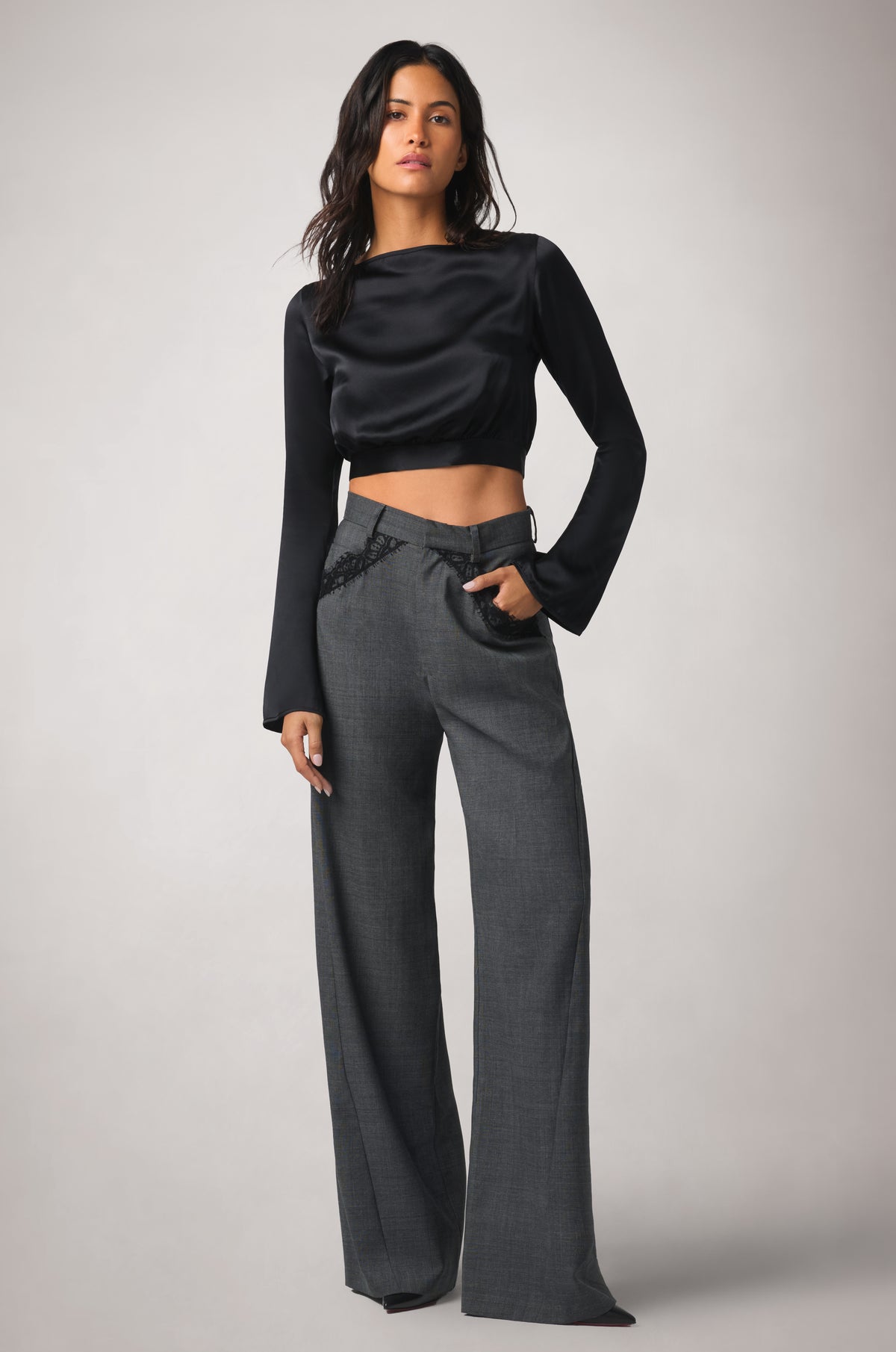SOIE OPEN BACK TIE TOP