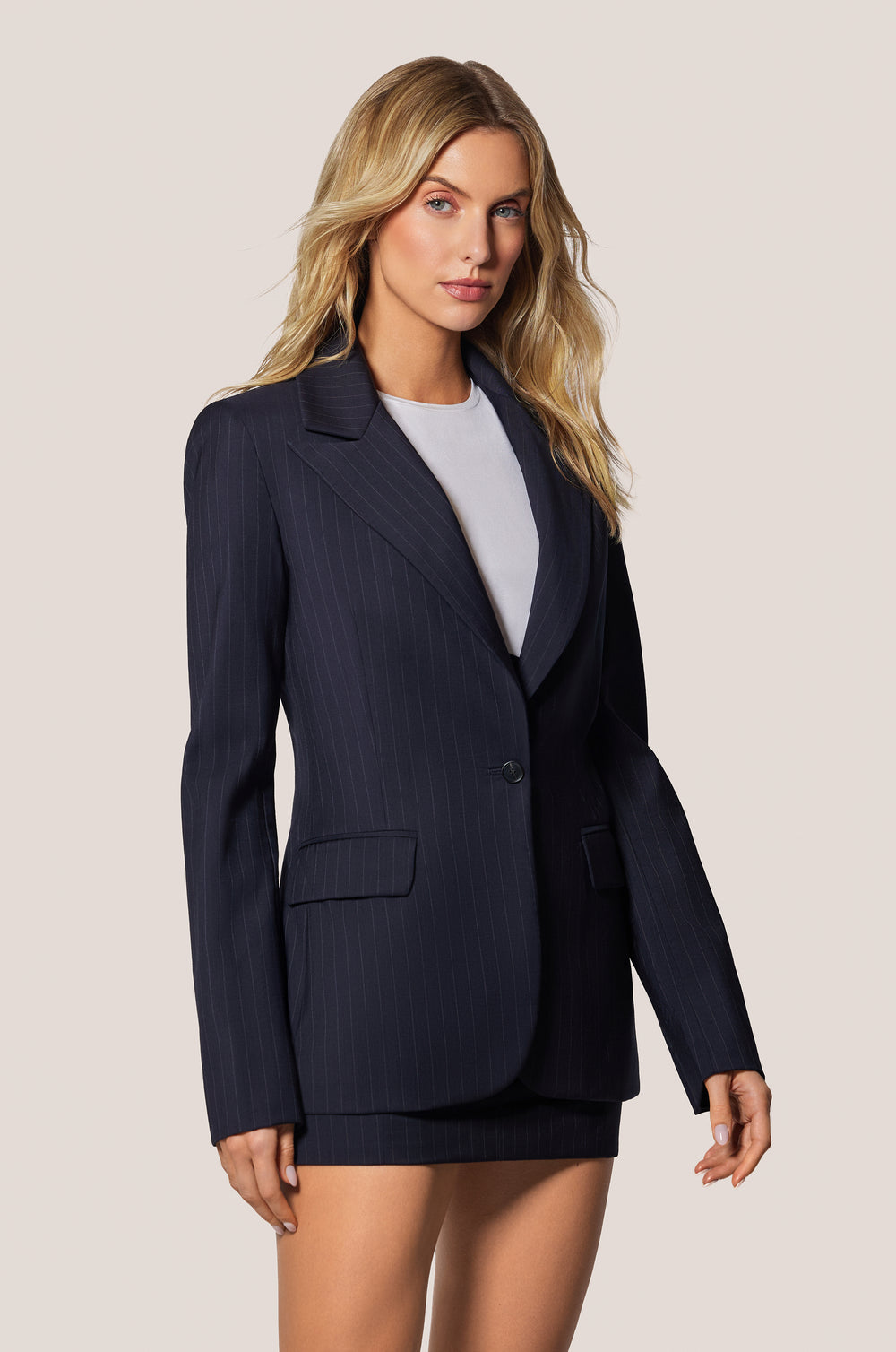 FRENCH NAVY PINSTRIPE, side