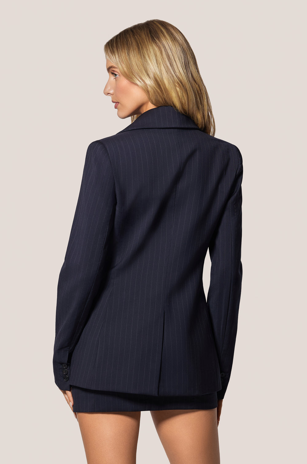 FRENCH NAVY PINSTRIPE, back