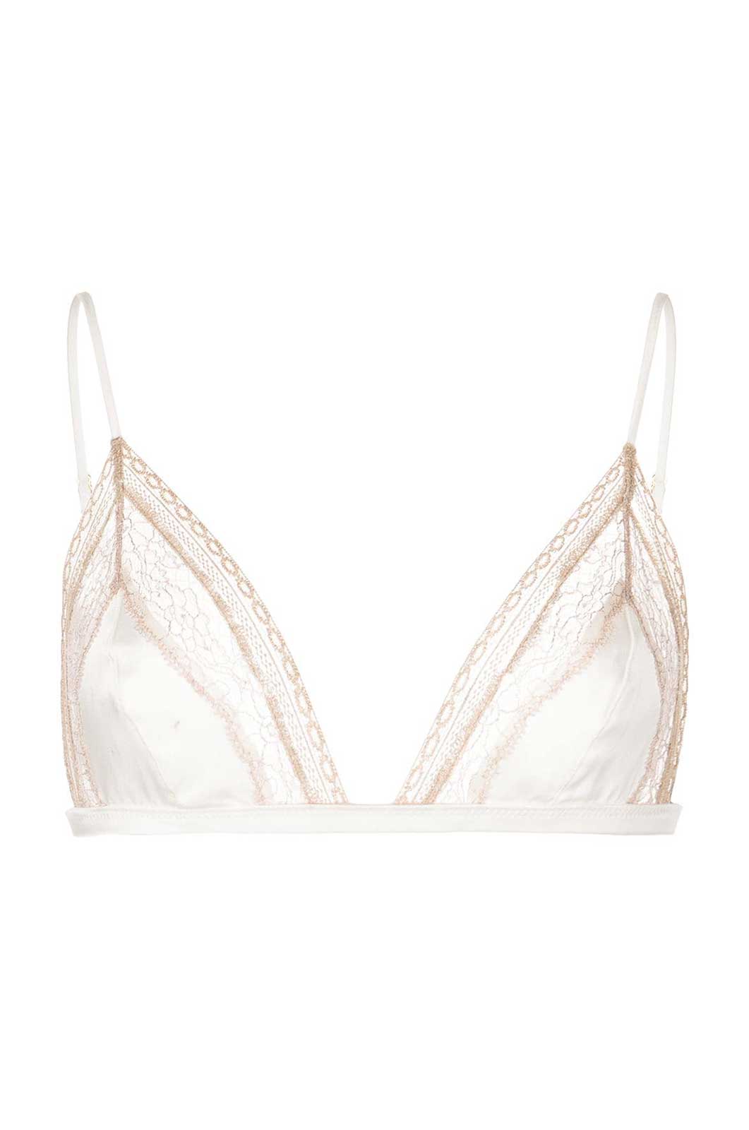 Tiered Chiffon Soft Bra