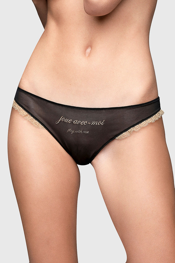 'Play With Me' French Lesson Panty